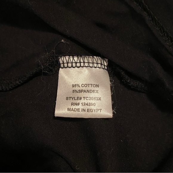 3/$15 “Bad B$tch Nutritional Facts”Black and Gold Graphic Tee - Picture 5 of 8